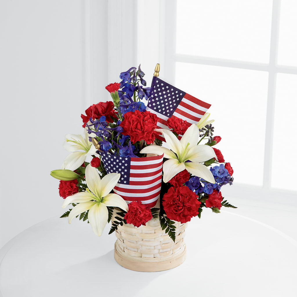 American Glory Bouquet – Corner Flowers, Brooklyn NY