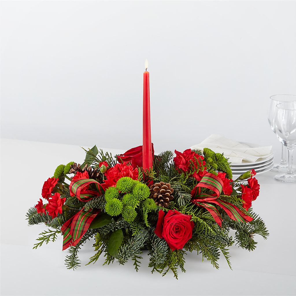 By the Candlelight Centerpiece – Corner Flowers, Brooklyn NY