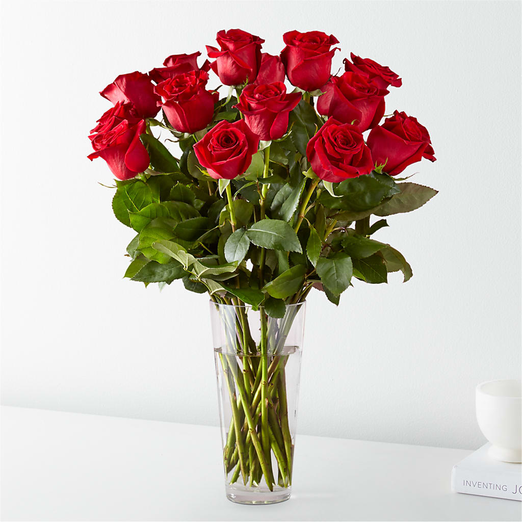 Long Stem Red Rose Bouquet – Corner Flowers, Brooklyn NY