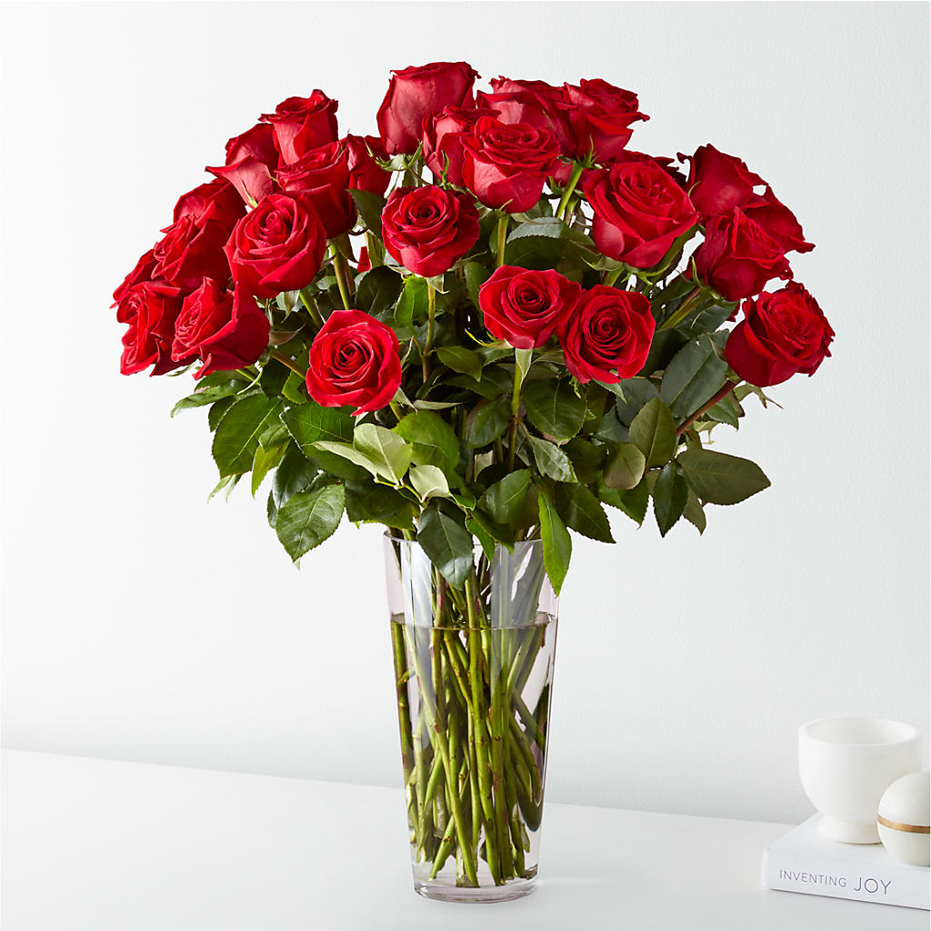 Long Stem Red Rose Bouquet – Corner Flowers, Brooklyn NY