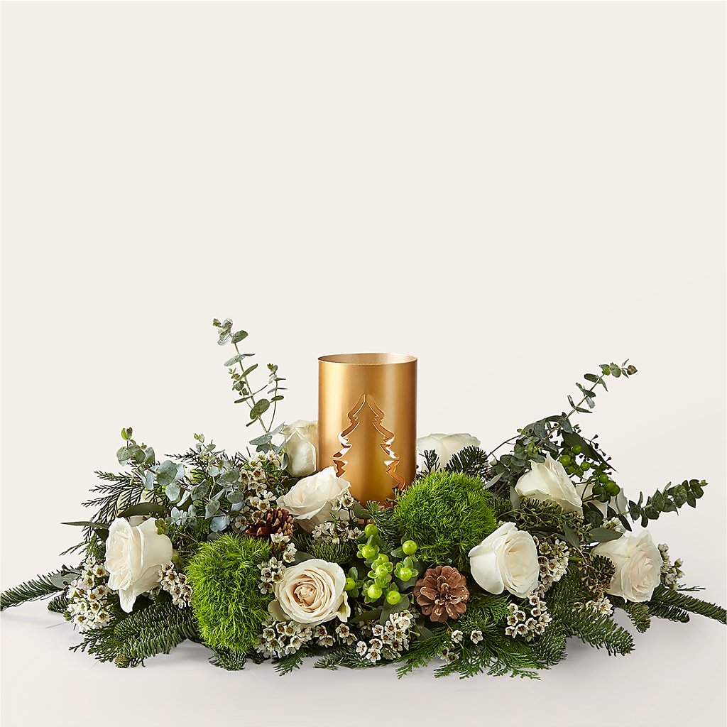 Chestnuts Roasting Centerpiece – Corner Flowers, Brooklyn NY