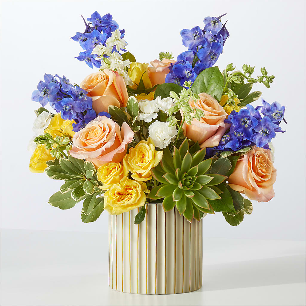 Cobalt Reverie Bouquet – Corner Flowers, Brooklyn NY
