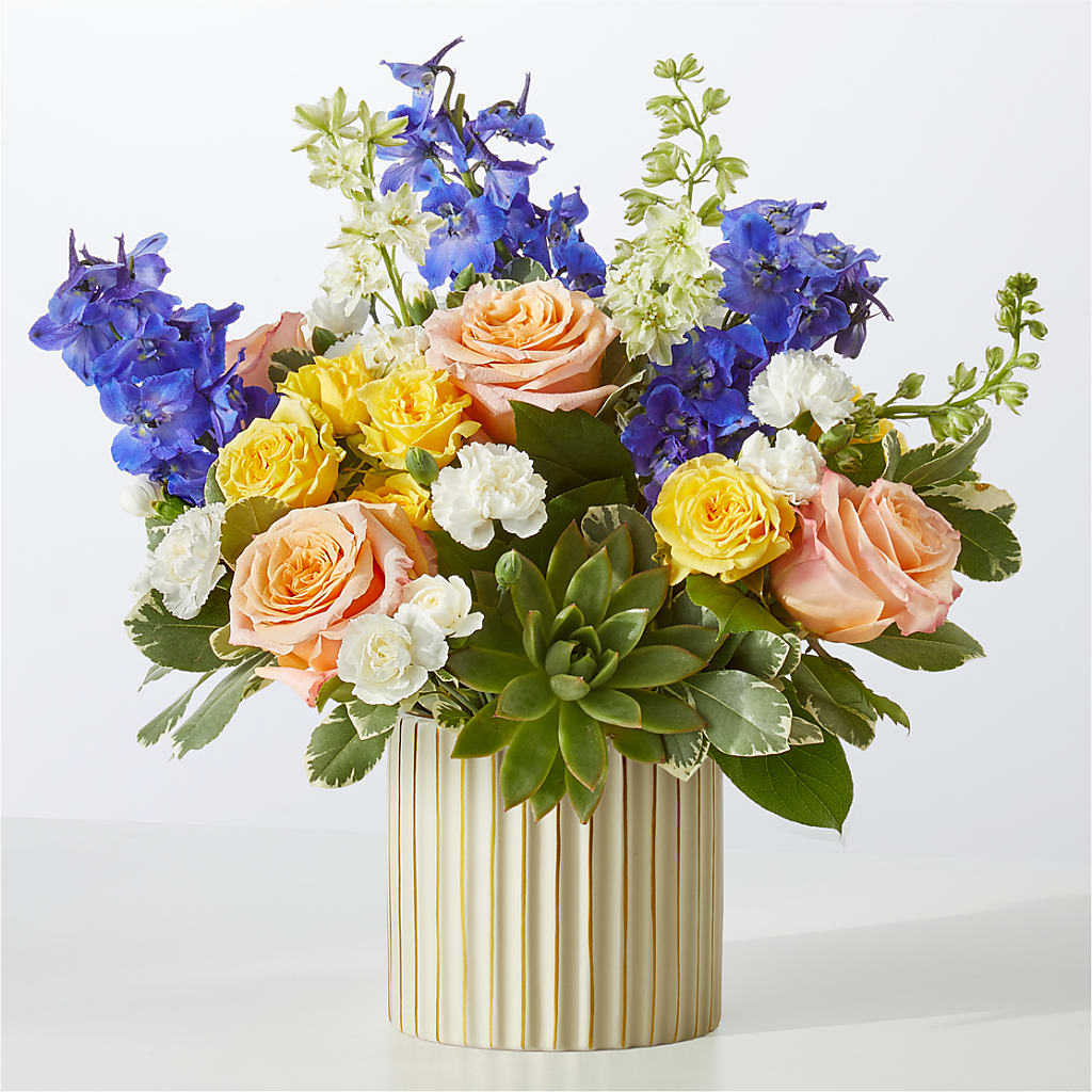 Cobalt Reverie Bouquet – Corner Flowers, Brooklyn NY