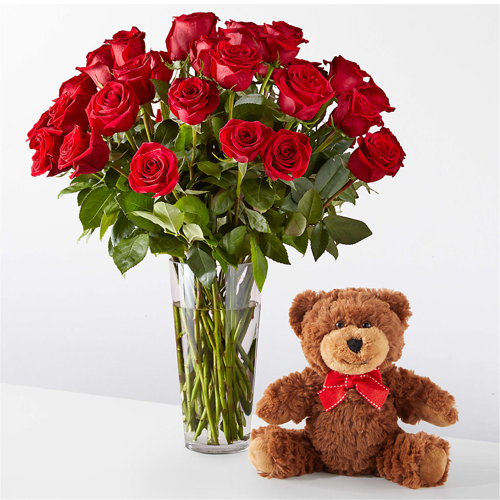 Romantic Long Stem Red Rose Bouquet Bundles – Corner Flowers, Brooklyn NY