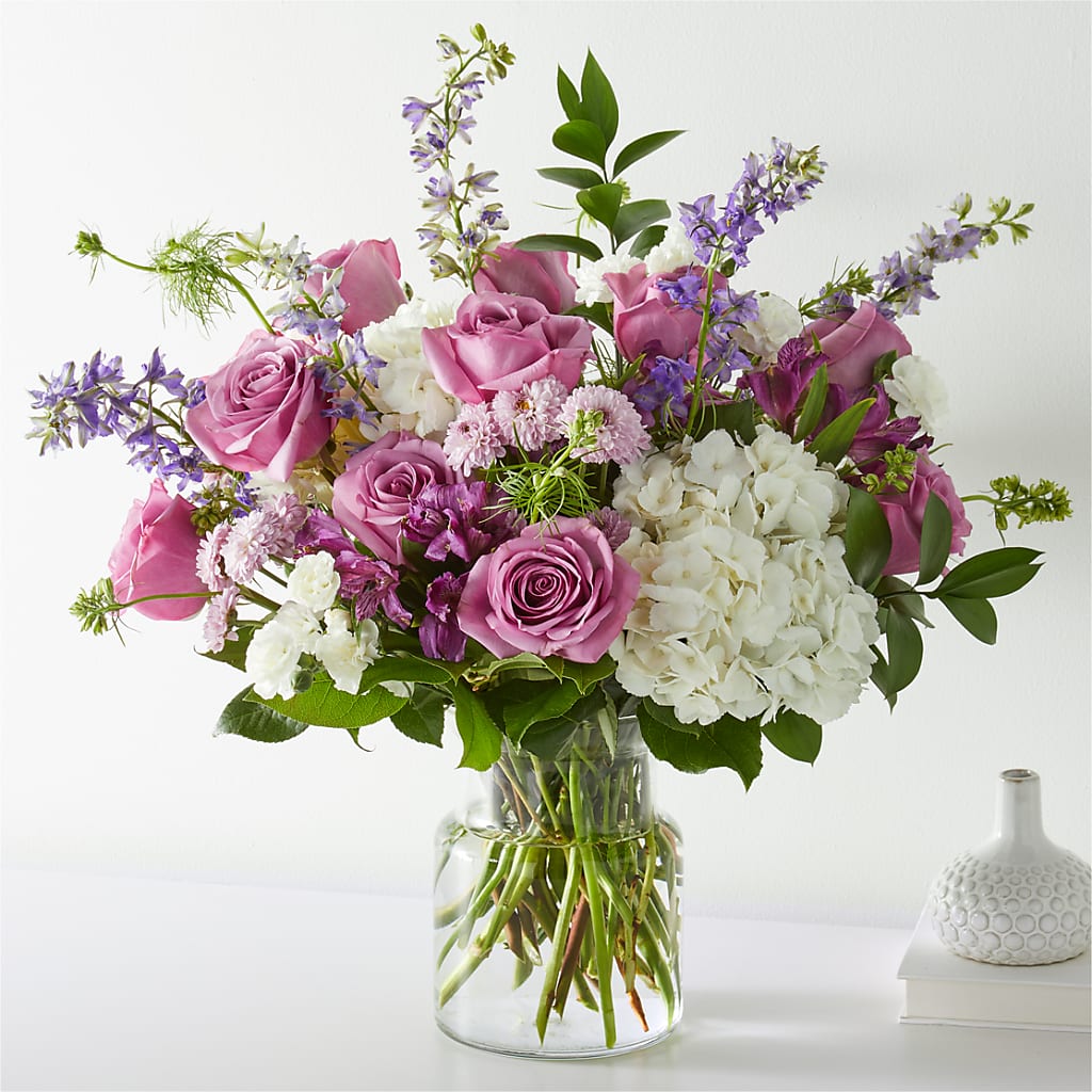 Violet Caress Bouquet – Corner Flowers, Brooklyn NY