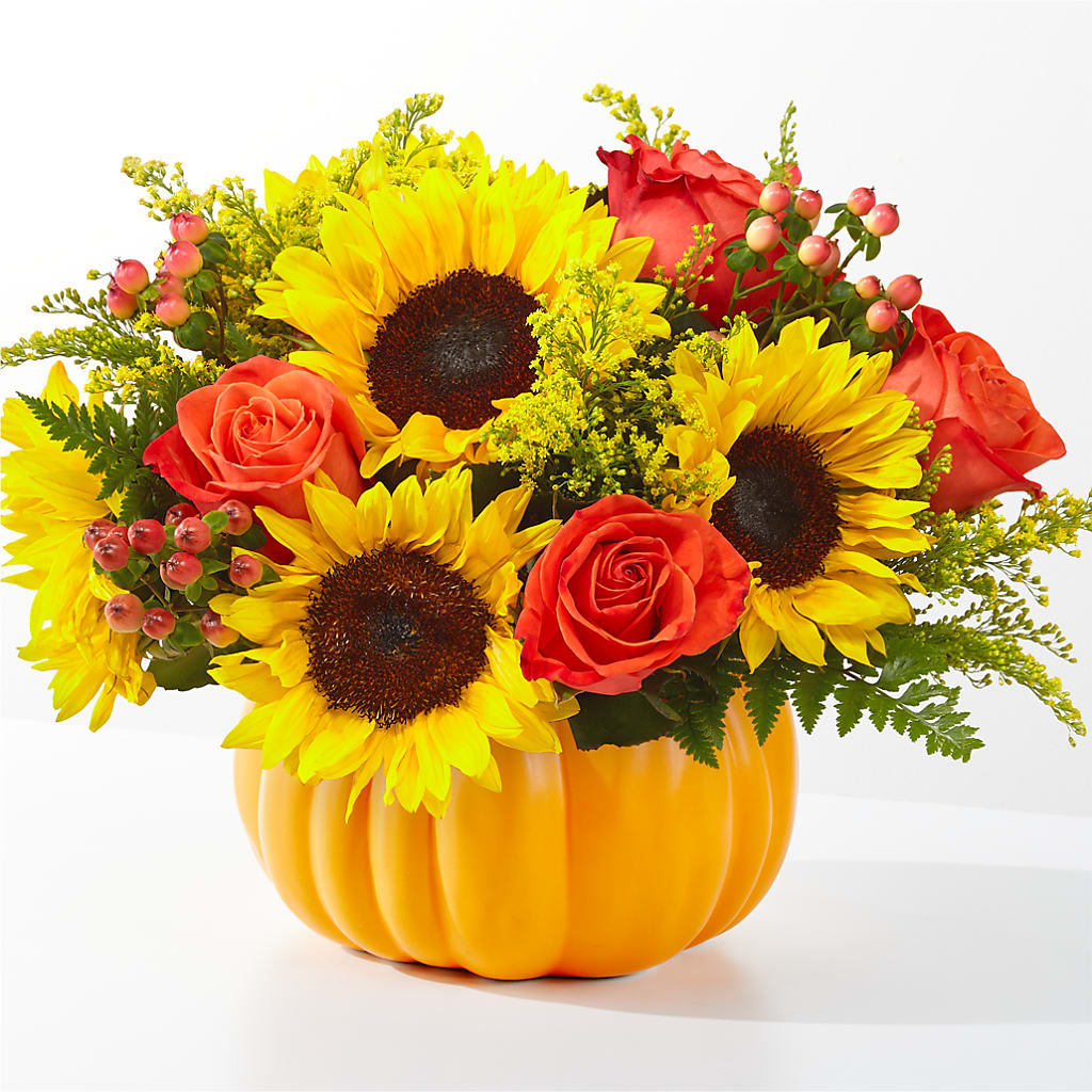 Pick of the Patch Pumpkin Bouquet – Corner Flowers, Brooklyn NY