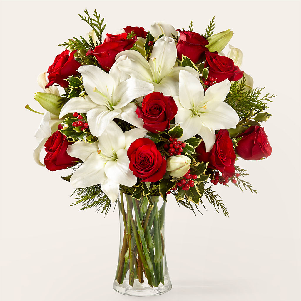 Sparkling Snowflakes Bouquet – Corner Flowers, Brooklyn NY