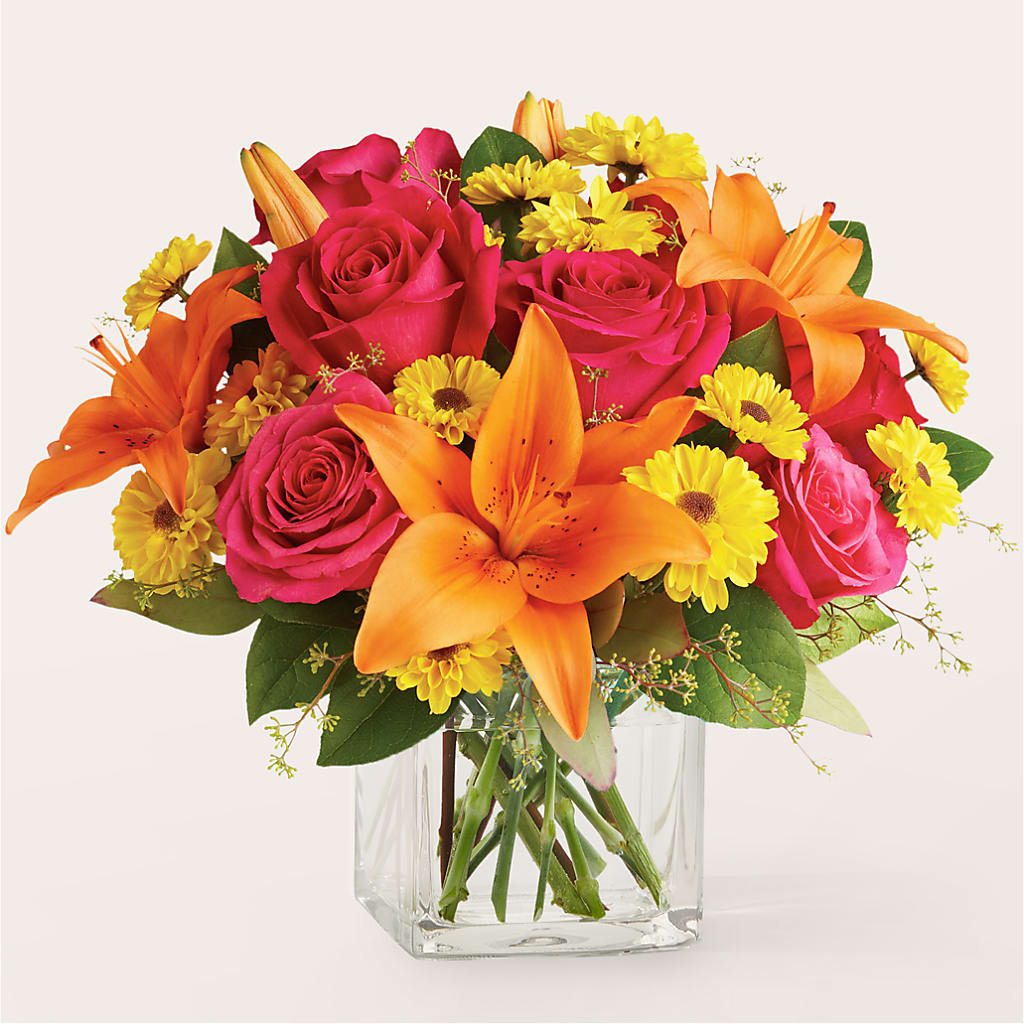 Neon Lights Bouquet – Corner Flowers, Brooklyn NY
