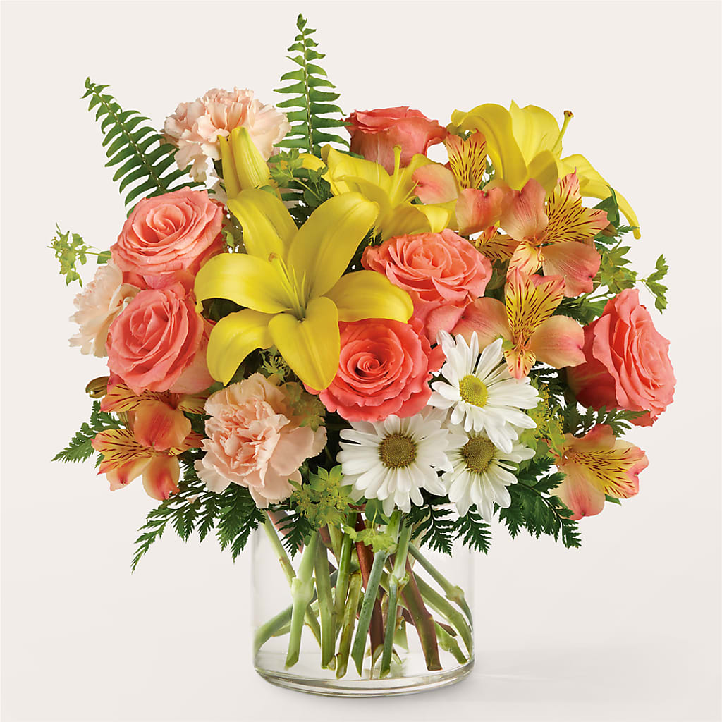 Sunset Strip Bouquet – Corner Flowers, Brooklyn NY