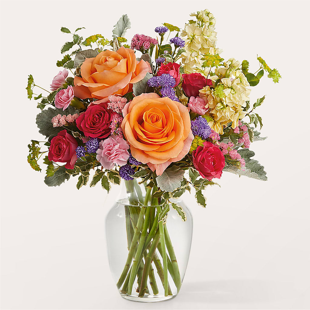 Tangerine Tango Bouquet – Corner Flowers, Brooklyn NY