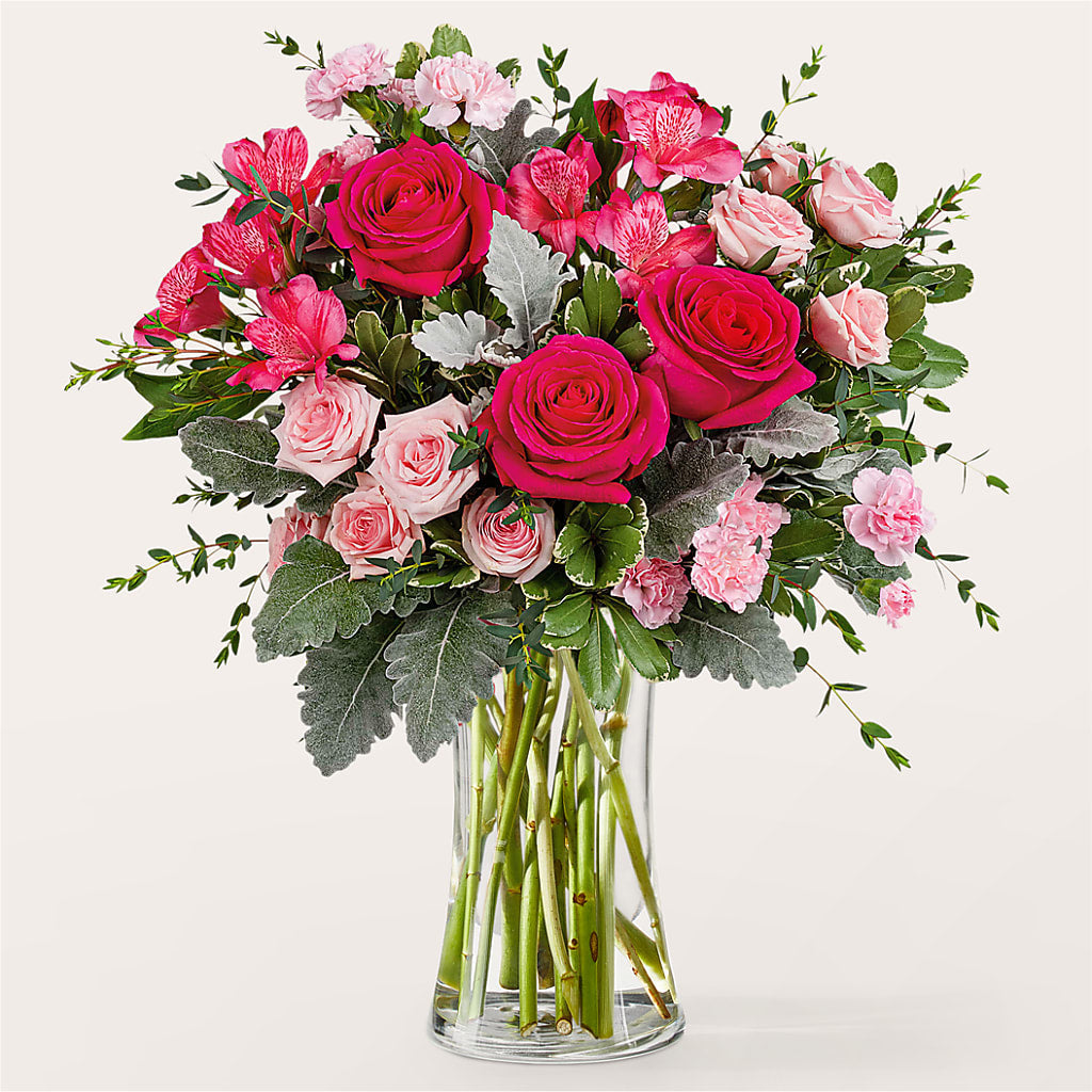 Tickled Pink Bouquet – Corner Flowers, Brooklyn NY