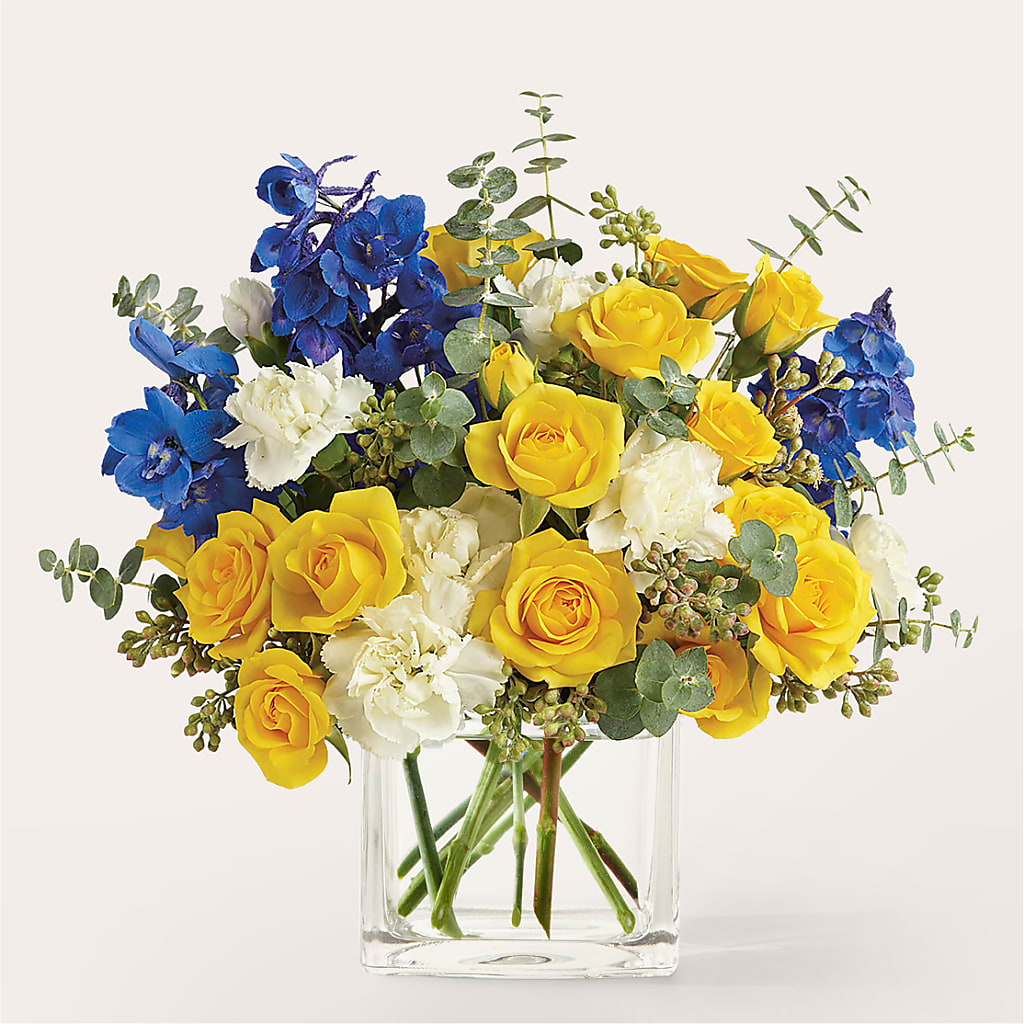 Sparkling Citrine Bouquet – Corner Flowers, Brooklyn NY