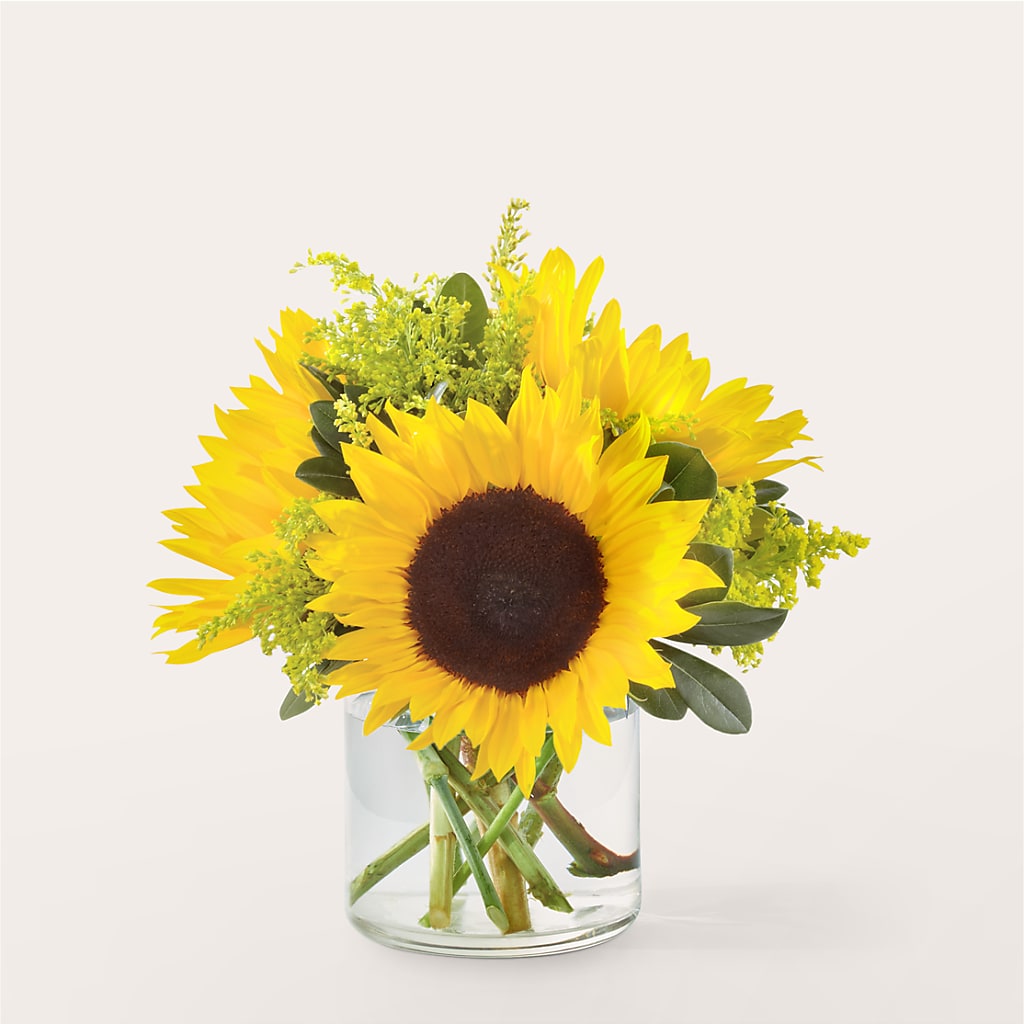 Beaming Sunflower Bouquet – Corner Flowers, Brooklyn NY