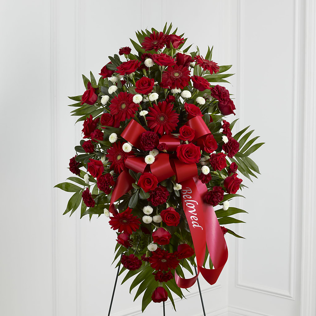 Treasured Memories Standing Spray – Corner Flowers, Brooklyn NY