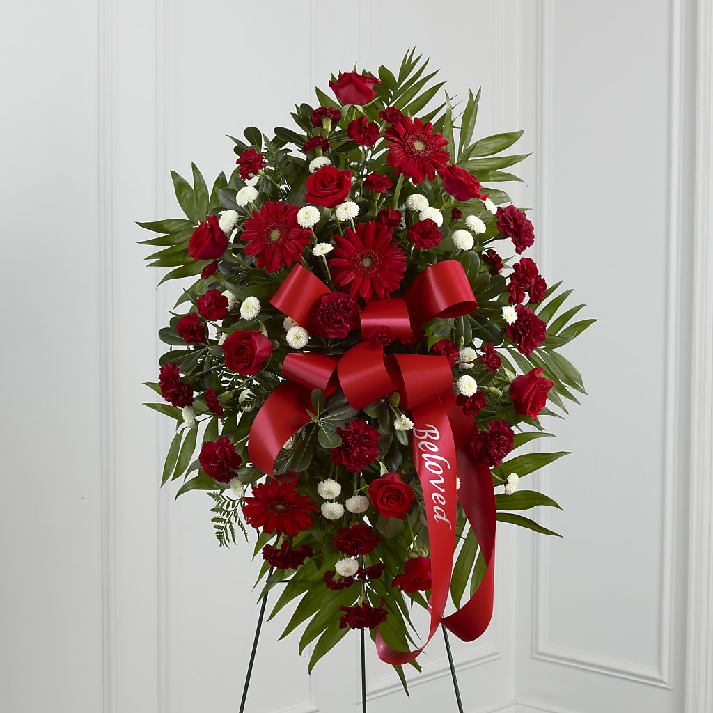 Treasured Memories Standing Spray – Corner Flowers, Brooklyn NY