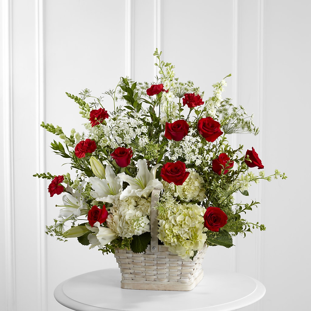 In Loving Memory Arrangement – Corner Flowers, Brooklyn NY