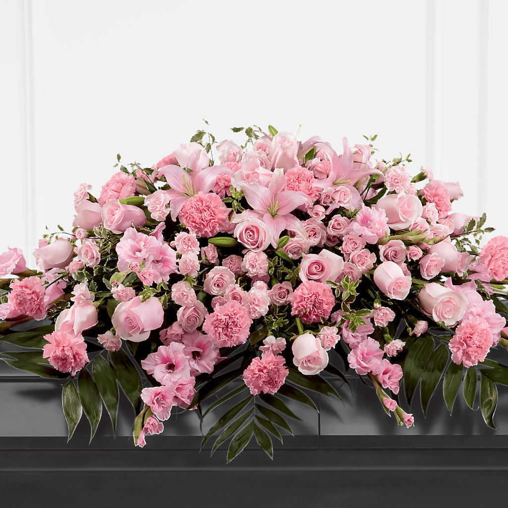 Garden of Comfort Casket Spray (Standard) – Corner Flowers, Brooklyn NY