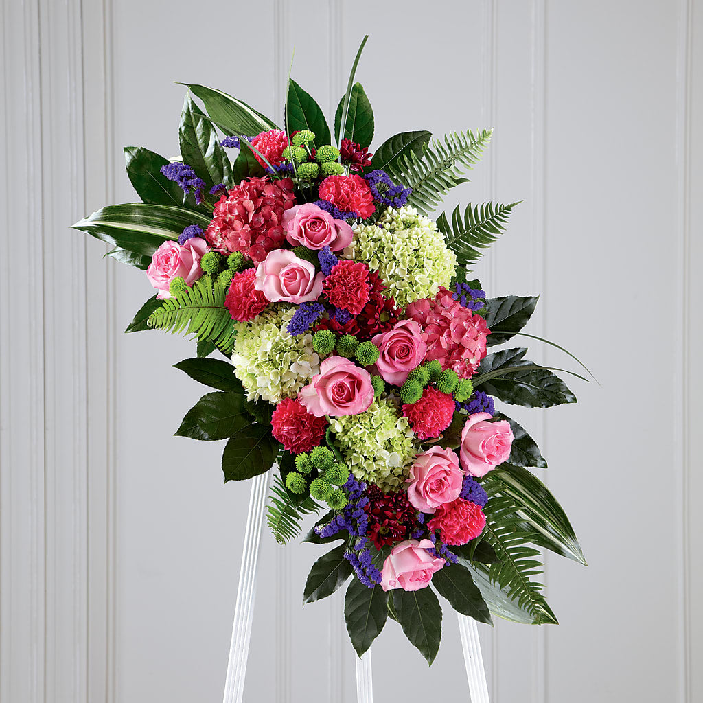 Refreshing Mix Standing Spray – Corner Flowers, Brooklyn NY