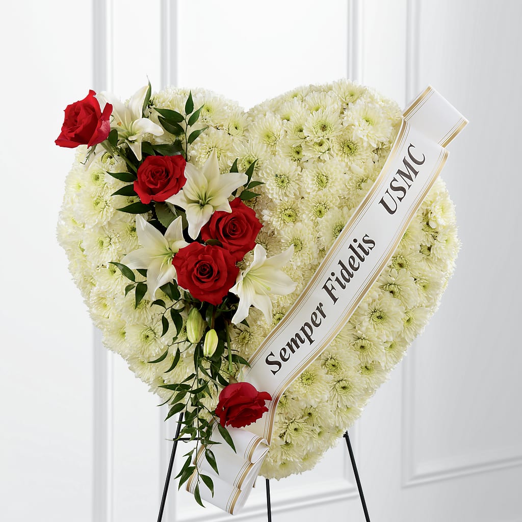 Heartfelt Hero Standing Heart – Corner Flowers, Brooklyn NY