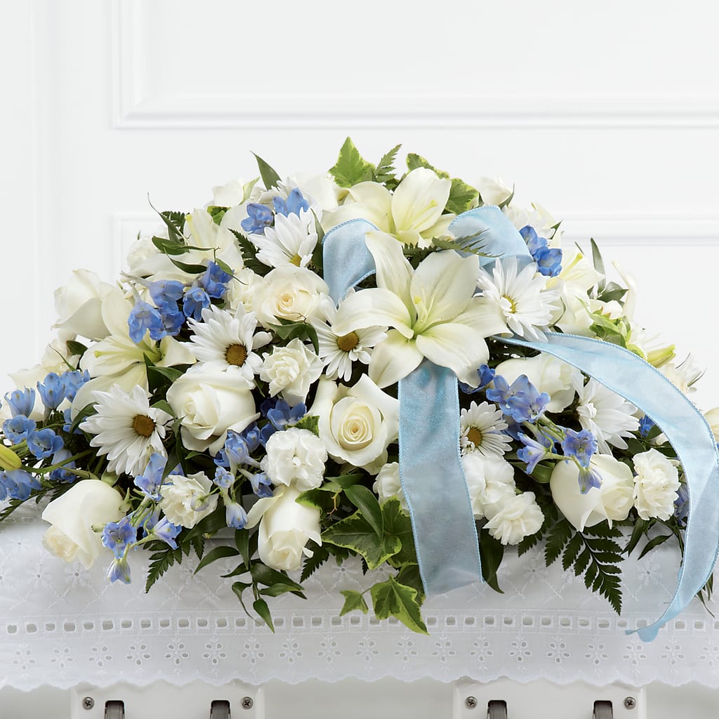 Tender Treasure Casket Spray – Corner Flowers, Brooklyn NY