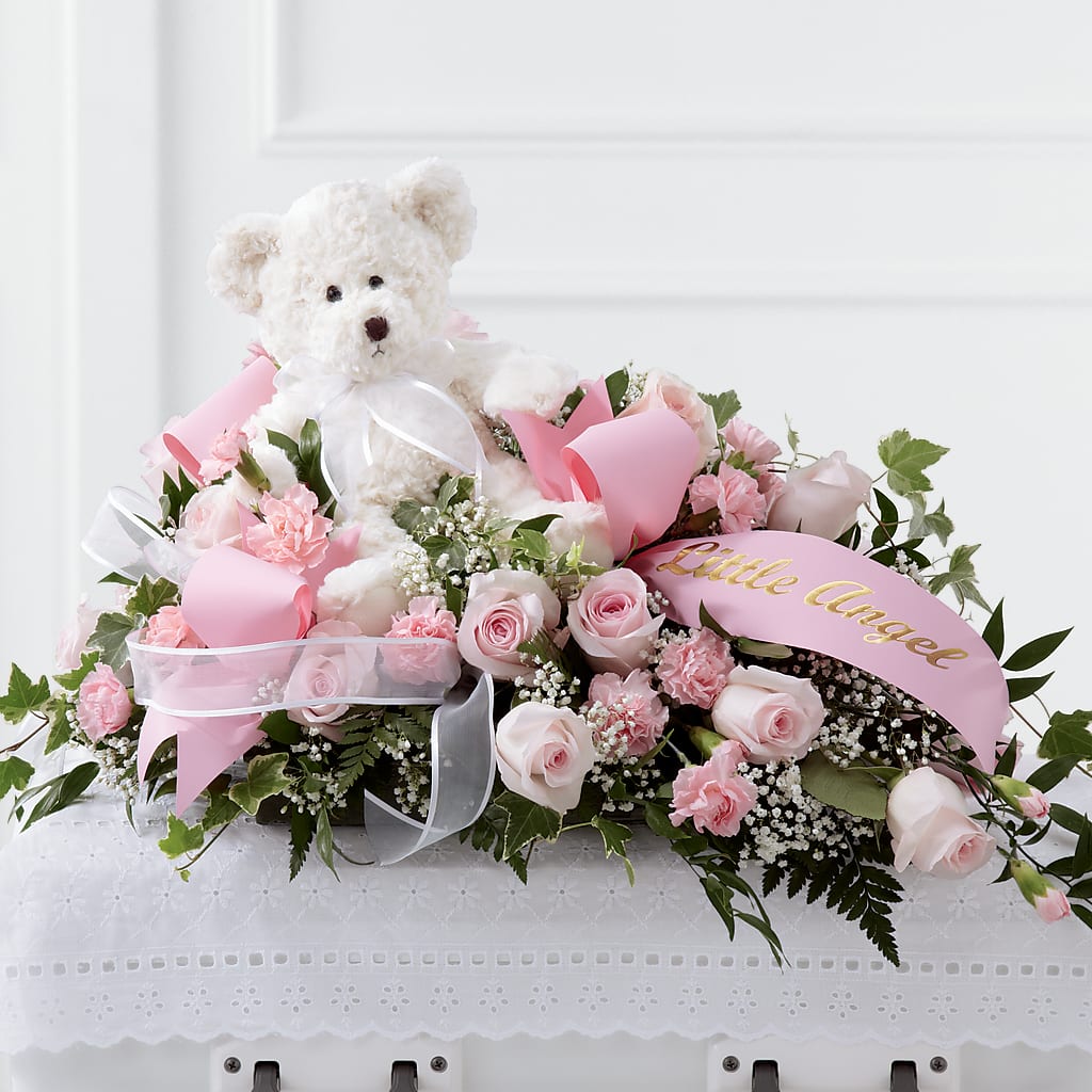 Touch of Sympathy Casket Spray – Corner Flowers, Brooklyn NY