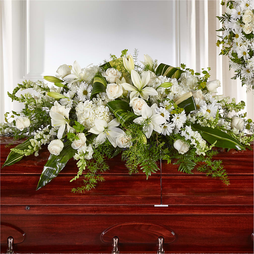 Abundance Casket Spray – Corner Flowers, Brooklyn NY