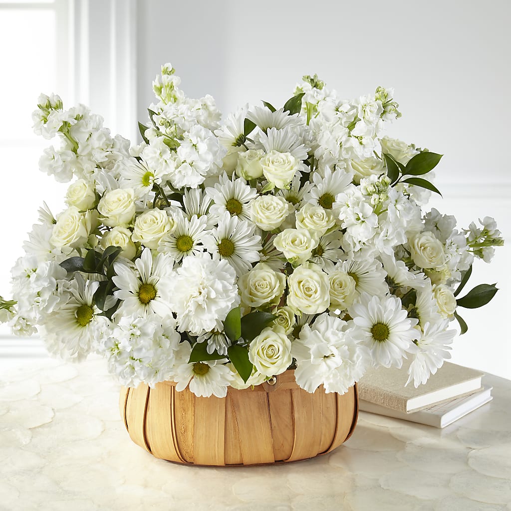 Graceful Garden Basket – Corner Flowers, Brooklyn NY