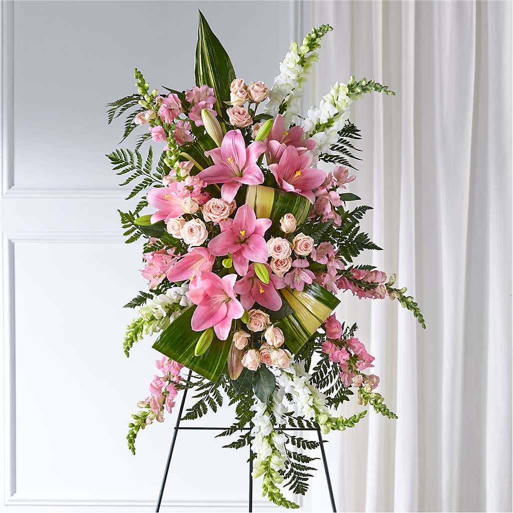 Elegant Embrace Standing Spray – Corner Flowers, Brooklyn NY