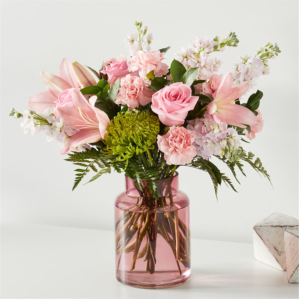 Pretty in Pink Bouquet – Corner Flowers, Brooklyn NY