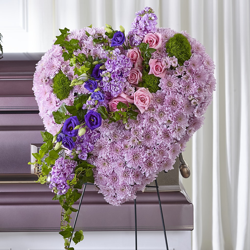 Treasured Love Standing Heart – Corner Flowers, Brooklyn NY