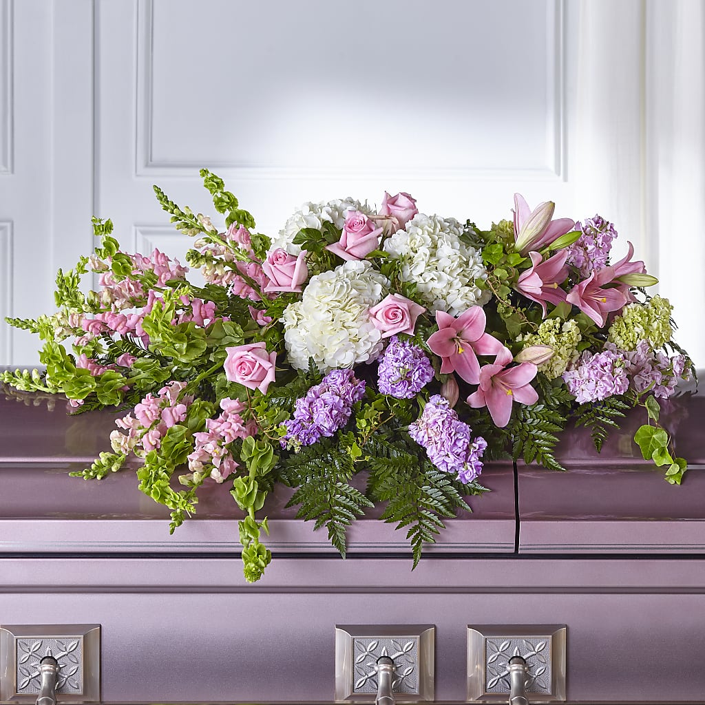 Life's Gratitude Casket Spray – Corner Flowers, Brooklyn NY