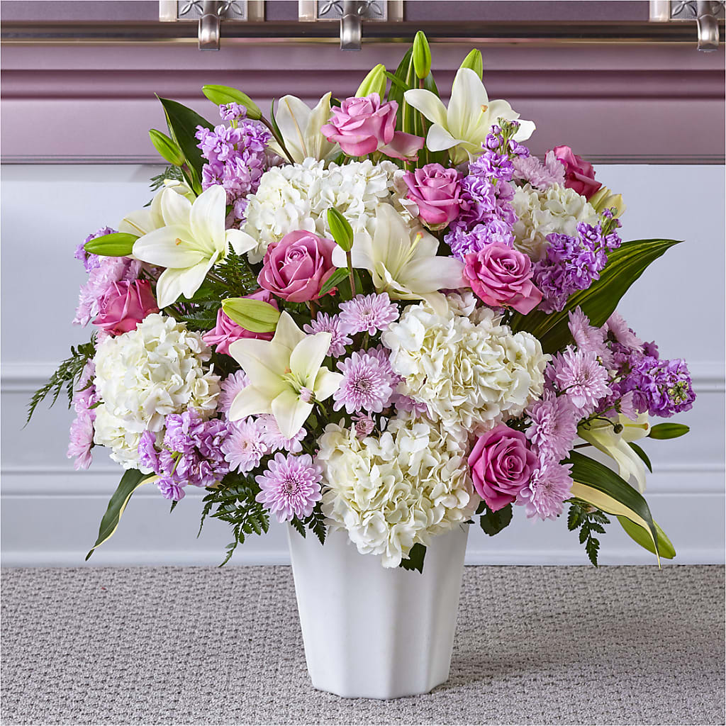 Heaven Sent Floor Basket – Corner Flowers, Brooklyn NY