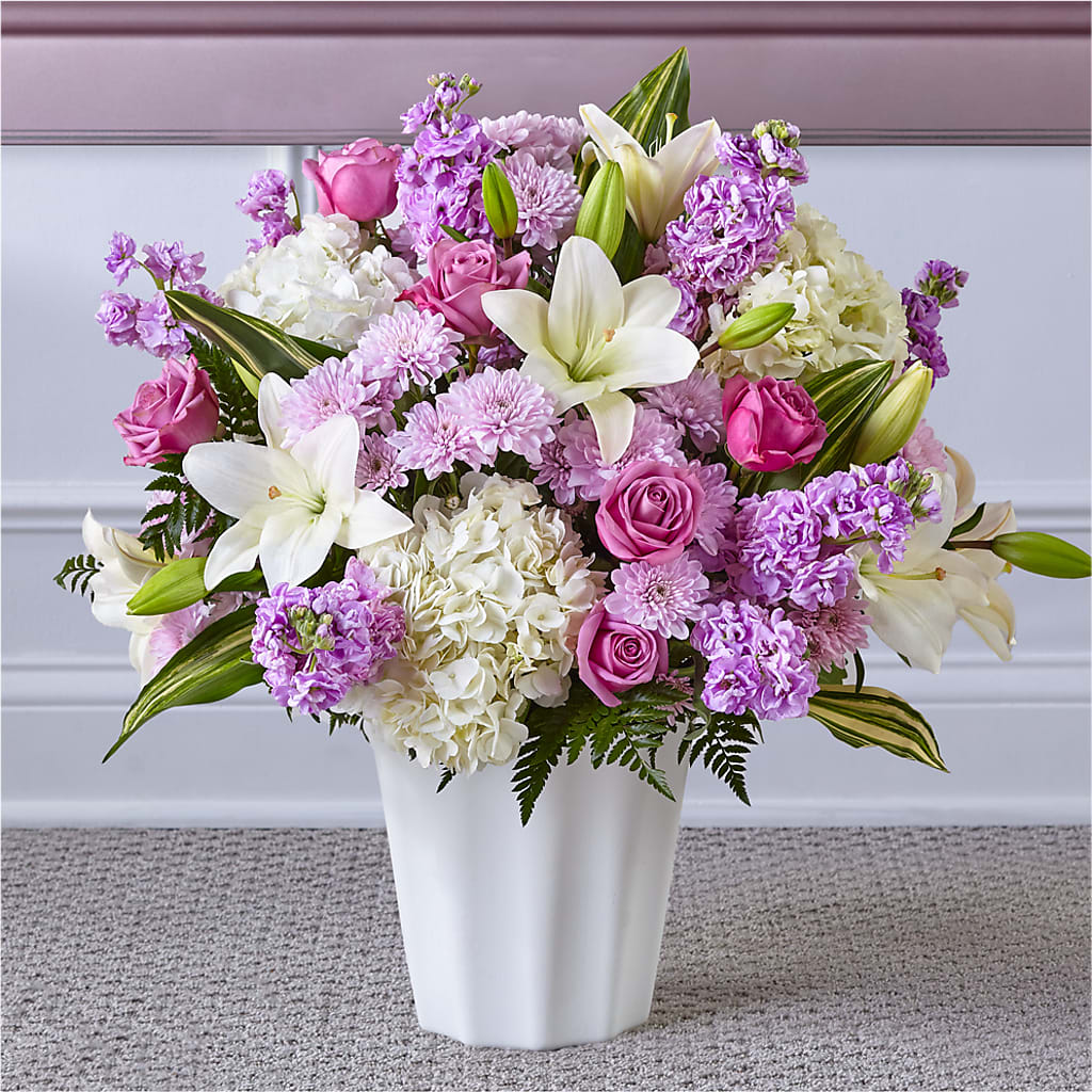Heaven Sent Floor Basket – Corner Flowers, Brooklyn NY