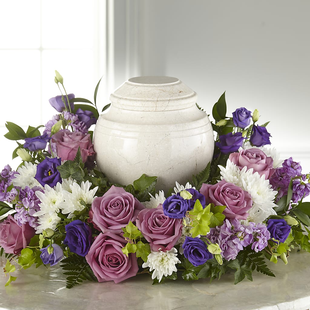 Blooming Sympathy Cremation Adornment – Corner Flowers, Brooklyn NY