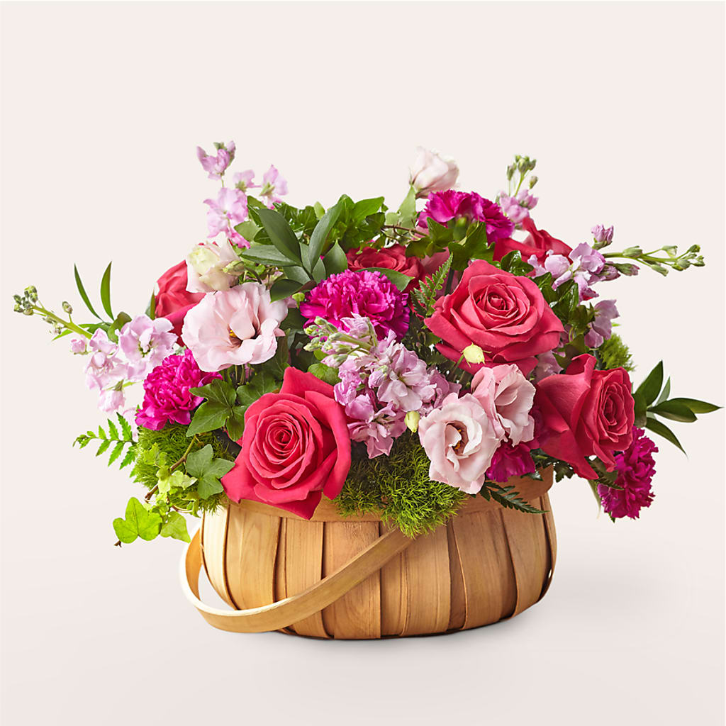 Radiance in Bloom Basket – Corner Flowers, Brooklyn NY