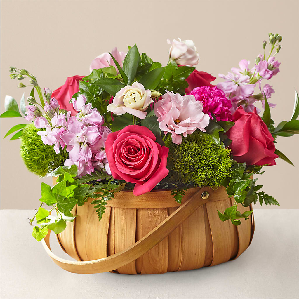 Radiance in Bloom Basket – Corner Flowers, Brooklyn NY