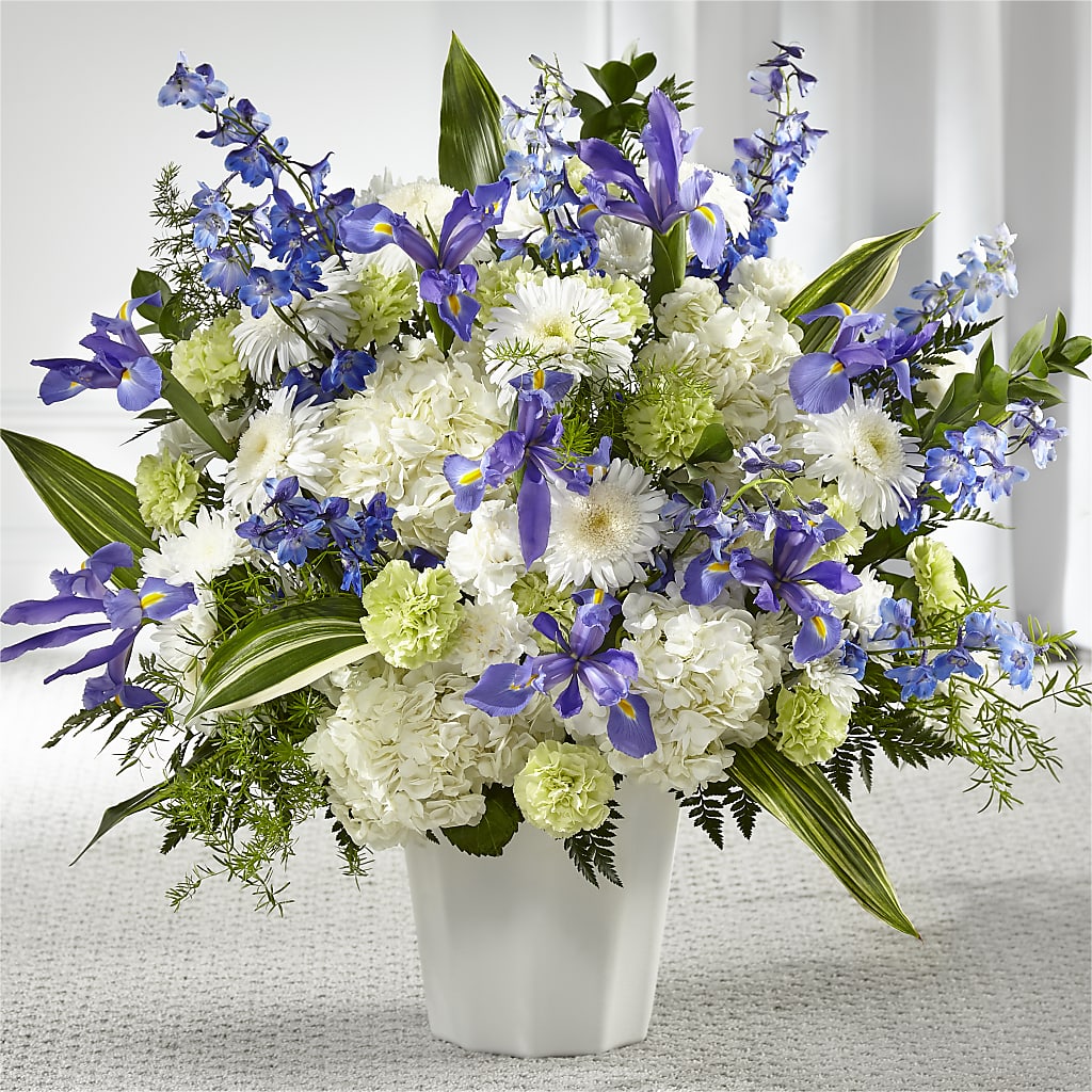 Soft Serenity Floor Basket – Corner Flowers, Brooklyn NY