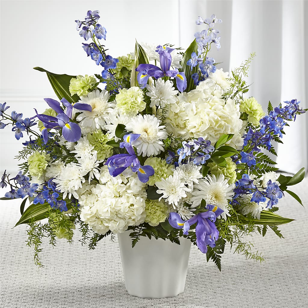 Soft Serenity Floor Basket – Corner Flowers, Brooklyn NY
