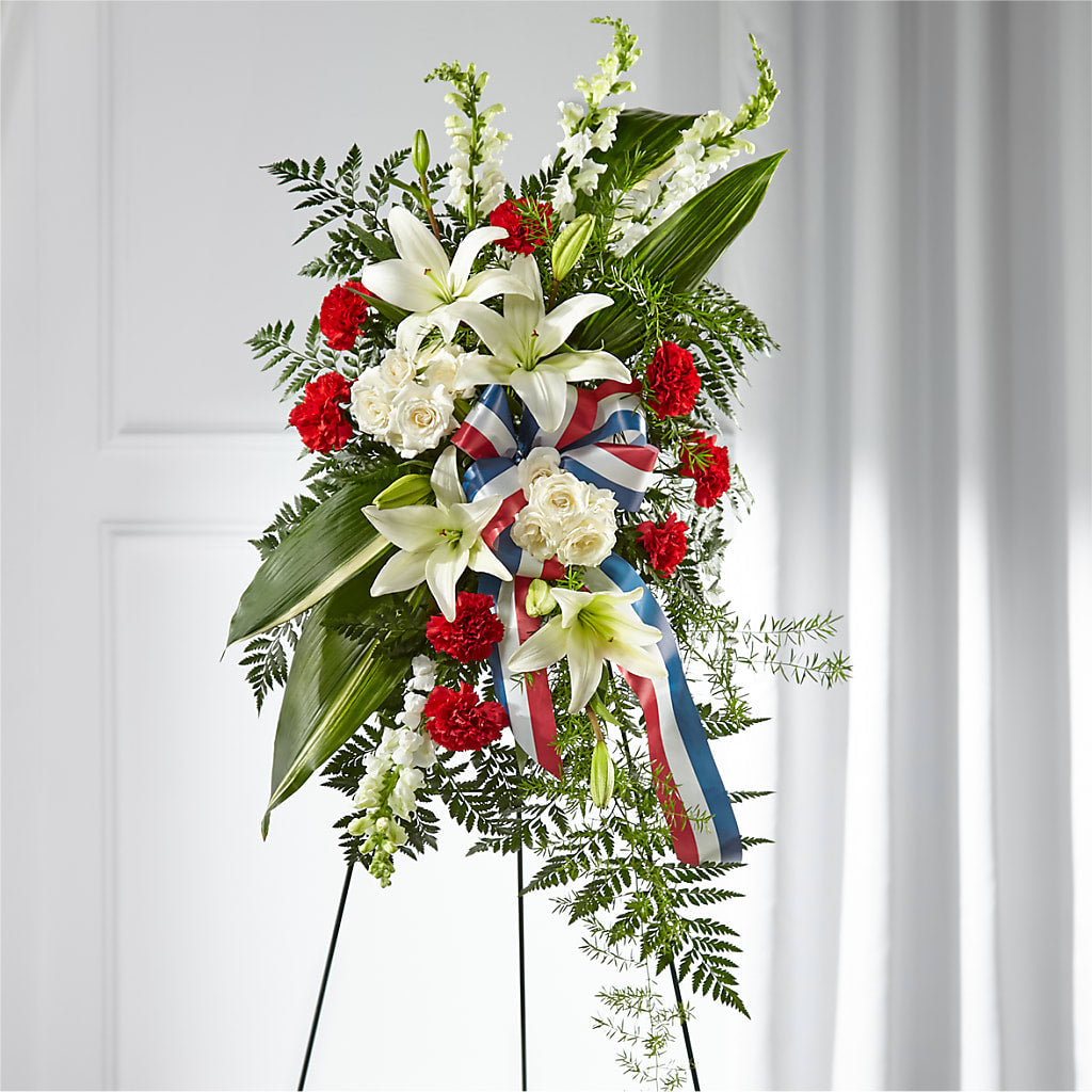 Stars of Life Standing Spray – Corner Flowers, Brooklyn NY