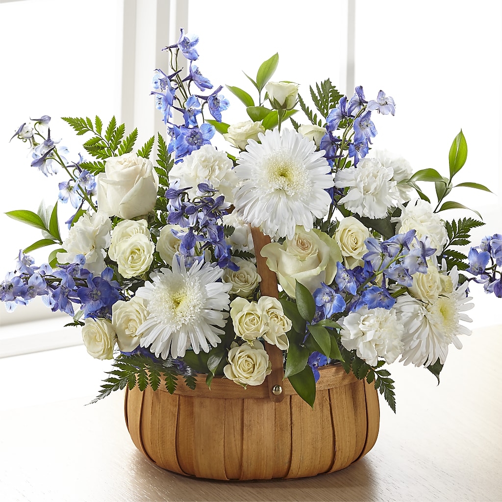 Harmony & Grace Basket – Corner Flowers, Brooklyn NY