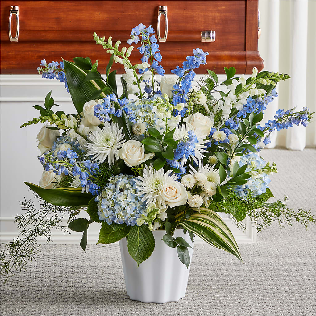 Everlasting Memories Floor Basket – Corner Flowers, Brooklyn NY