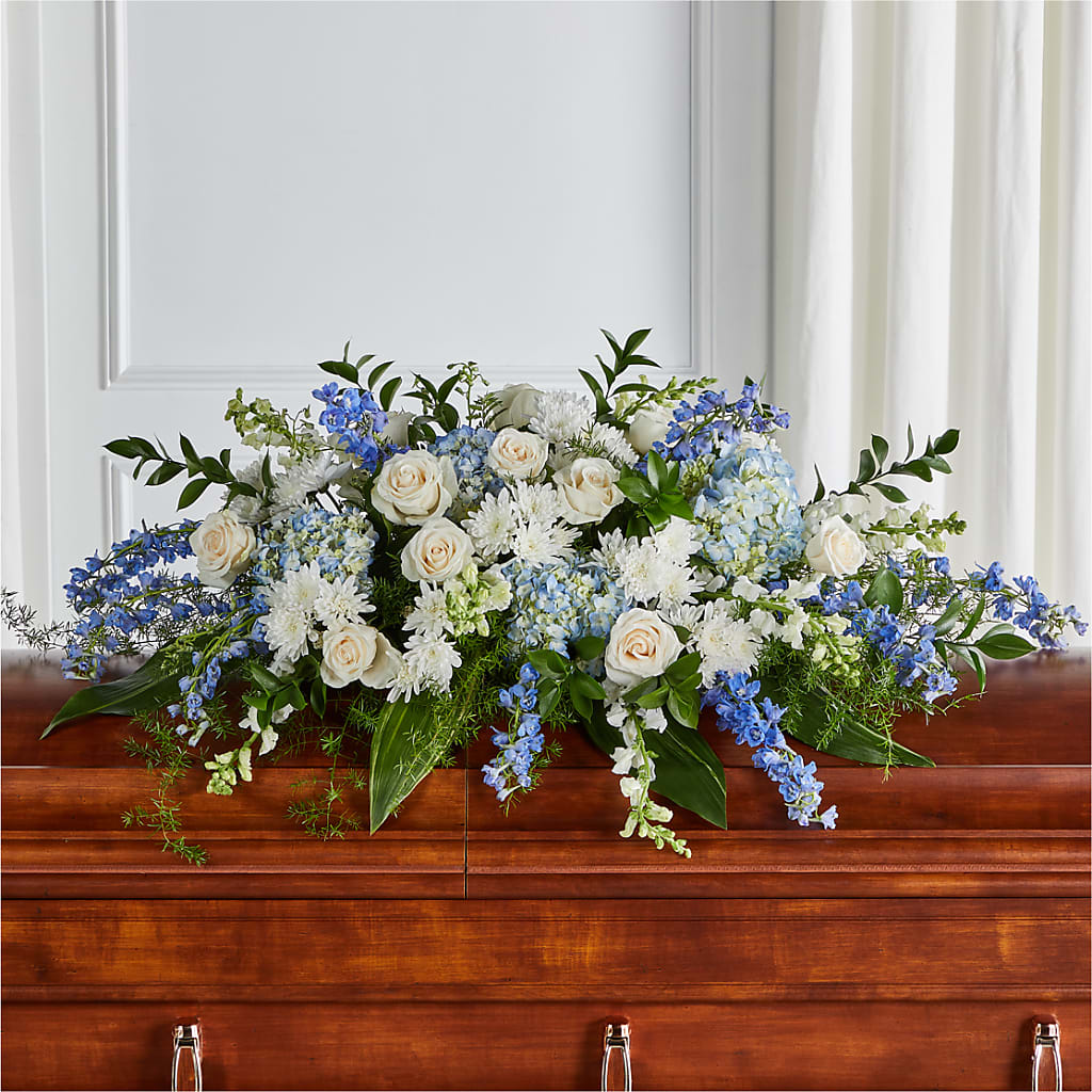 Timeless Essence Casket Spray – Corner Flowers, Brooklyn NY