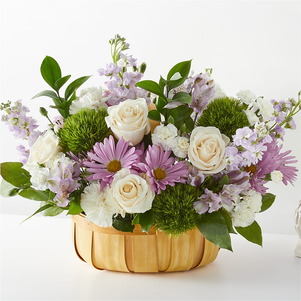 Peace & Love Basket – Corner Flowers, Brooklyn NY