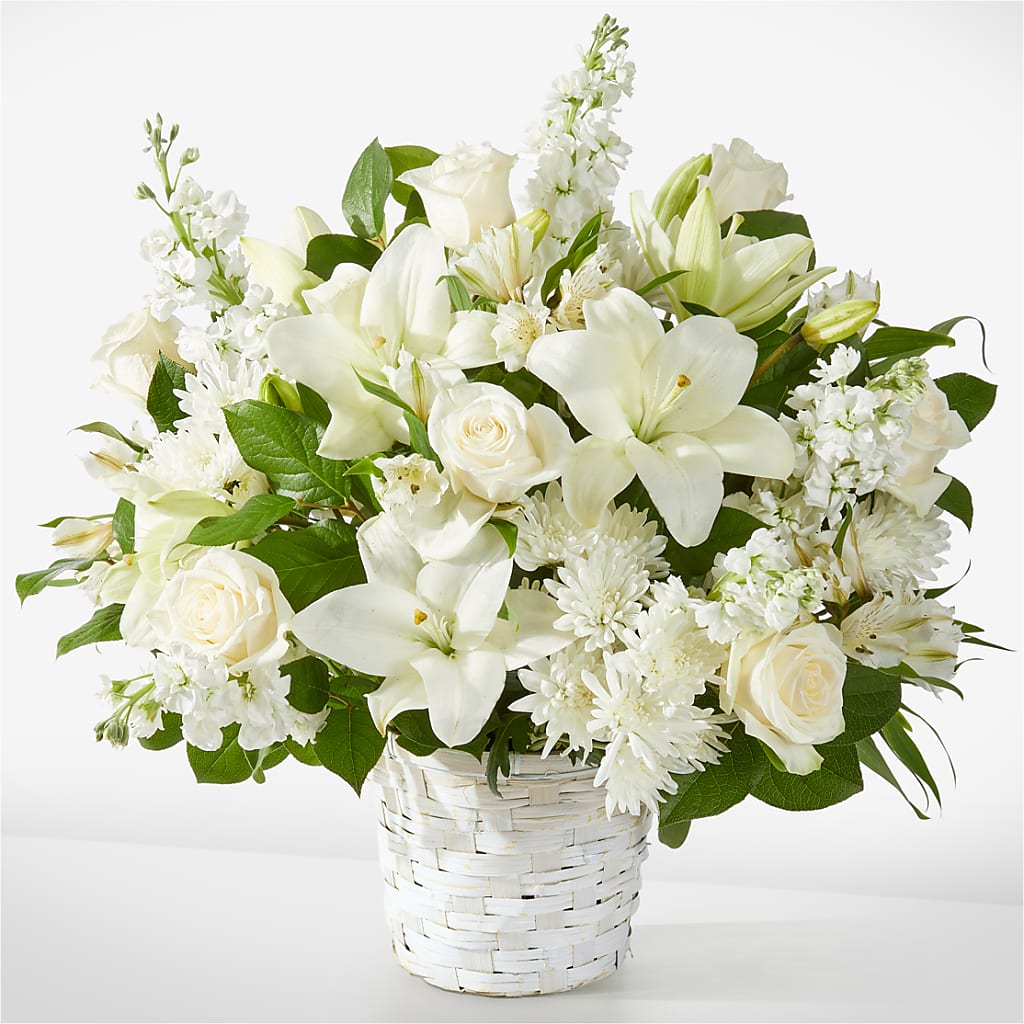 Peaceful Reflections Arrangement – Corner Flowers, Brooklyn NY