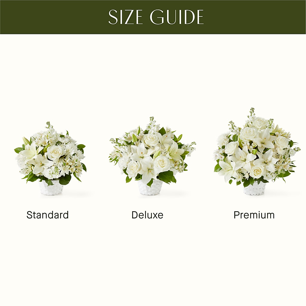 Peaceful Reflections Arrangement – Corner Flowers, Brooklyn NY