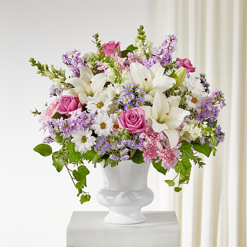 Remarkable Life Urn Arrangement – Corner Flowers, Brooklyn NY
