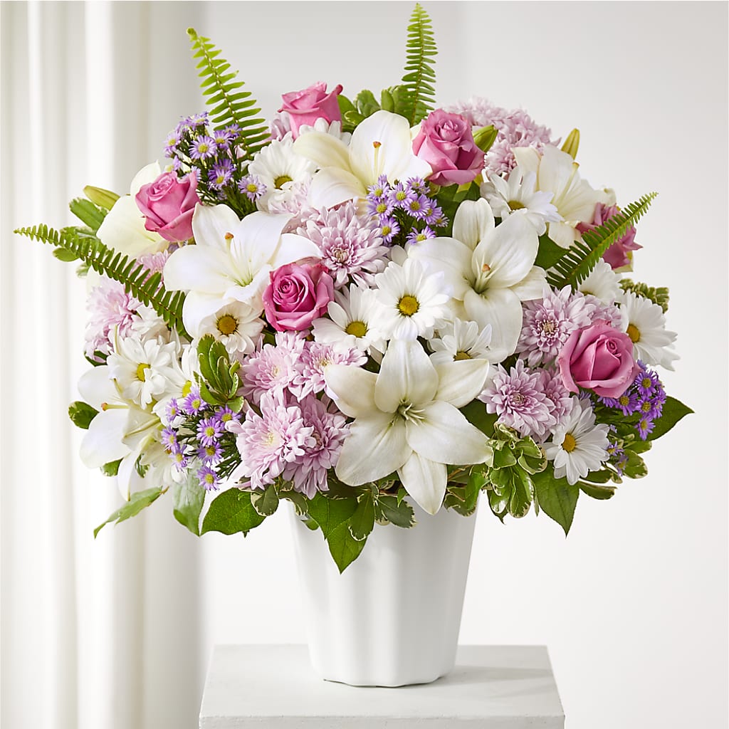 Warmest Thoughts Tabletop Basket – Corner Flowers, Brooklyn NY