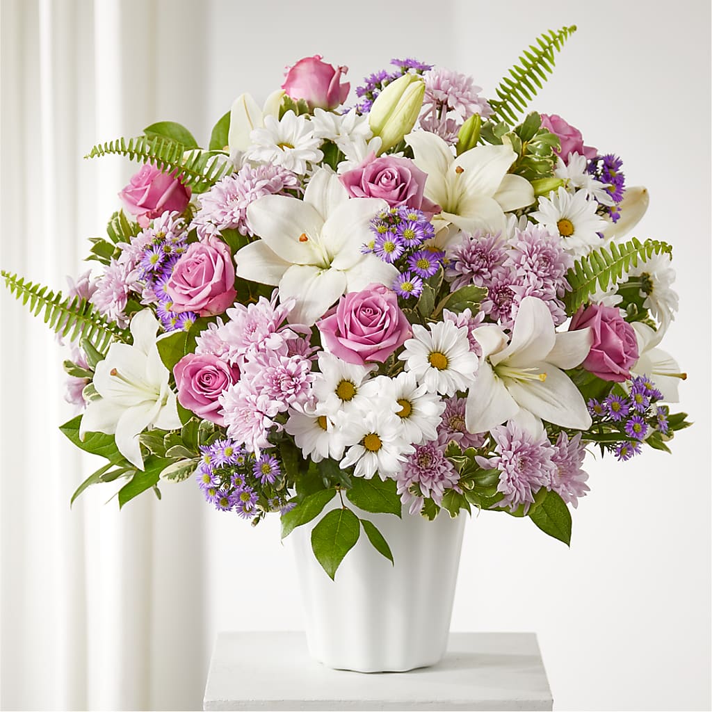 Warmest Thoughts Tabletop Basket – Corner Flowers, Brooklyn NY