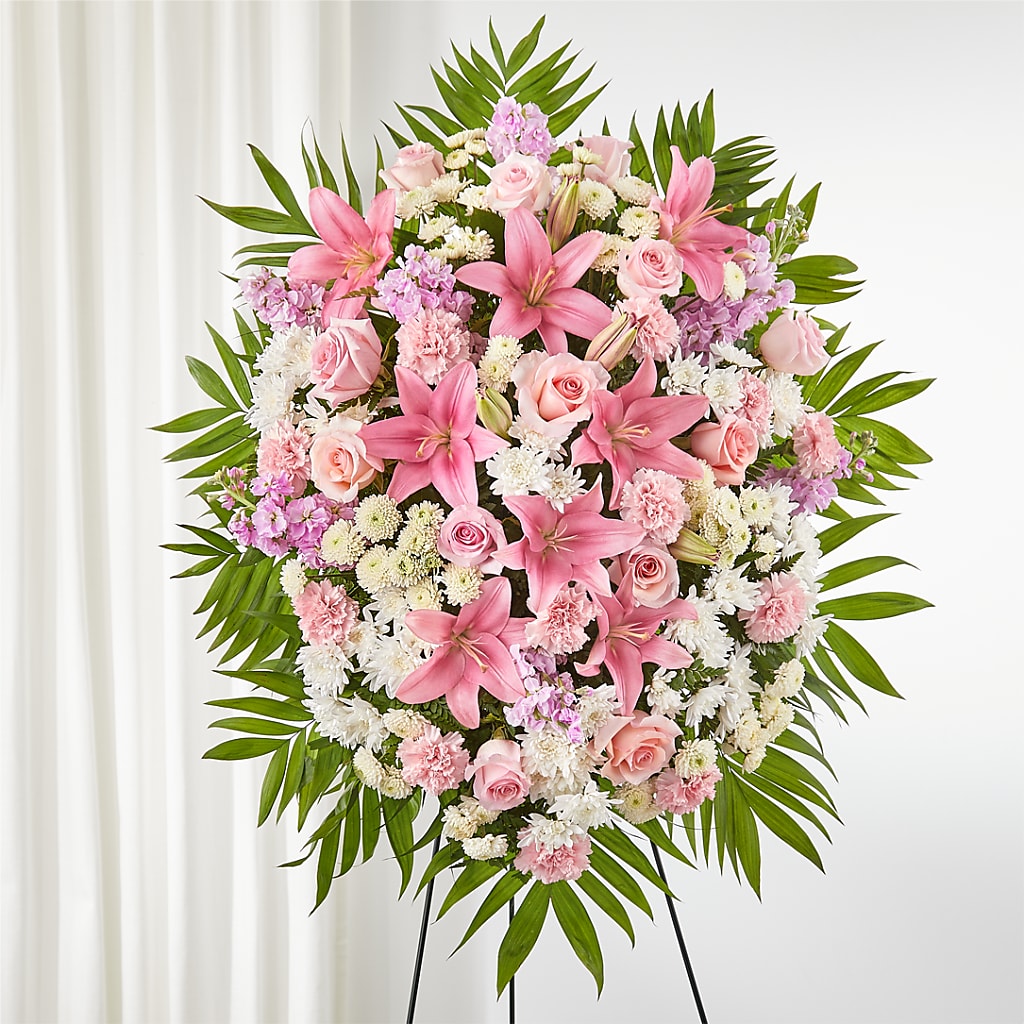 Offering Solace Standing Spray – Corner Flowers, Brooklyn NY