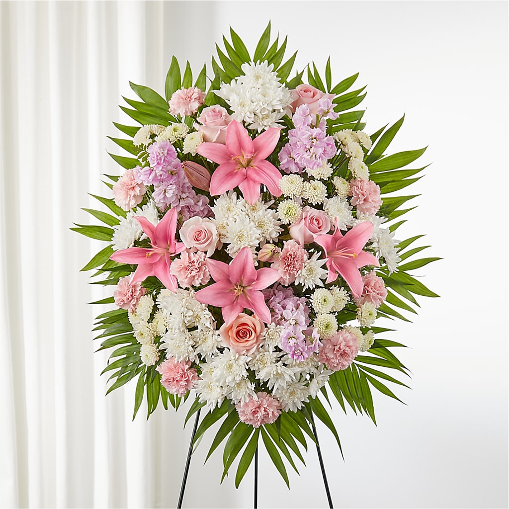 Offering Solace Standing Spray – Corner Flowers, Brooklyn NY